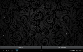 Noir Fond d'écran Animé screenshot 0