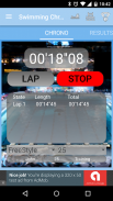 Swimming StopWatch free screenshot 1