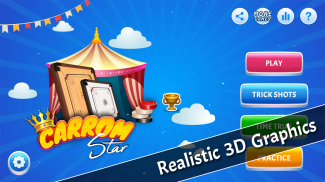 Carrom Star - 3D Carrom Game screenshot 1