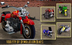 Demolition Derby Bike Racing & Crash Stunts War screenshot 11