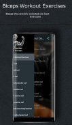 Bicipiti esercizi di allenamento screenshot 1