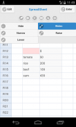 Simple Spreadsheet screenshot 3
