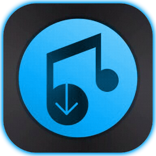 Google play downloader. Чёрная иконка Galaxy Music Player downloader.