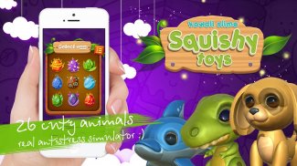 Squishy toys kawaii slime mushy surprise eggs game screenshot 1