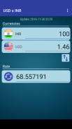 USD x INR screenshot 2