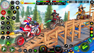 Corrida de Moto Acrobática 3D screenshot 3