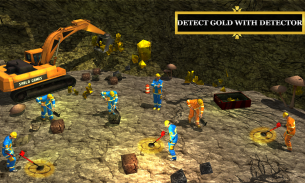 Cave Mine Construction Sim: Gold Collection Game screenshot 2