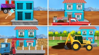 House Construction Trucks Game screenshot 5