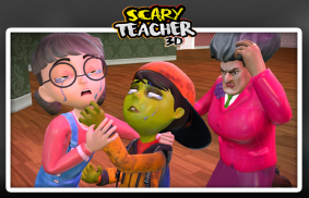 Scary Zombie Teacher 3D - Zombieland screenshot 1