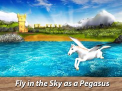 🦄🌈❤️ Pegasus Simulator: Flying 🐎 Horse Survival screenshot 3