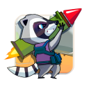 Raccoon vs Aliens Icon