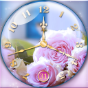Uhr Live Hintergrund – Rosen Icon