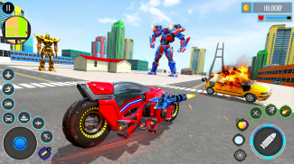 Robot Transform War Car Games screenshot 6