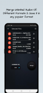 MP3 WAV AAC M4A Audio Cutter, Converter, Merger screenshot 4