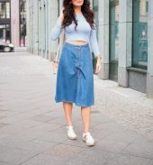 Cute Jeans Skirt Ideas screenshot 6