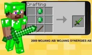 minecraft emerald axe