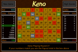 Keno screenshot 2