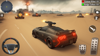 Car Death Race Shooting Game screenshot 1