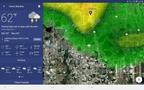 رادار الطقس المباشر والتوقعات screenshot 0