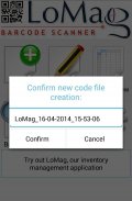 LoMag Barcode Scanner to Excel - free inventory QR screenshot 10