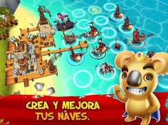 Tropical Wars - Batalla Pirata screenshot 2