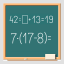 Mathematik an der Tafel Icon