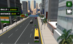 Cricket World Cup Bus Corrida screenshot 4