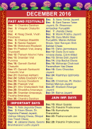 Indian Festivals Calendar 2020 screenshot 4