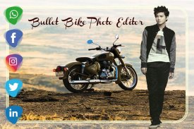 Bullet Photo Editor: Bike Photo Frame screenshot 0