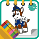 Dog Patrol Coloring Game