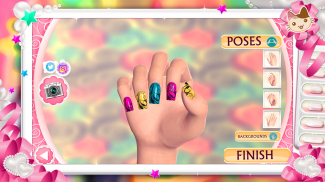 3D Nails Game Manicure Salon screenshot 2