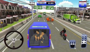 Police Dog Transport Truck 3D screenshot 13