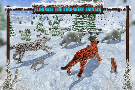 Leopard Game Snow Jungle screenshot 2