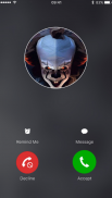 Pennywise fake call game screenshot 0