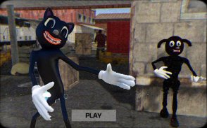 Scary Dog Cartoon Cat Versus screenshot 0
