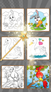 Jogos de animais para crianças: colorir e brincar screenshot 1