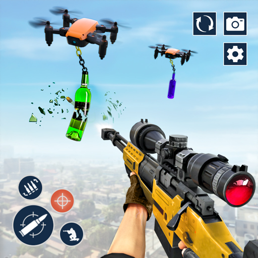 Bottle Shooter 3D Sniper: Jogos Online Grátis de Tiro em Garrafa - Ganhe jogos  de tiro em garrafa Desafio::Appstore for Android