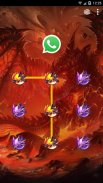 (FREE) Fire Dragon Lock Master Theme screenshot 2