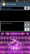 Purpurowy Magia Keyboard screenshot 3