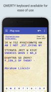 Cryptogram Puzzle Quotes Game screenshot 4