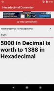 Hexadecimal to Decimal Converter - Calculate Decimal values to Hexadecimal screenshot 1