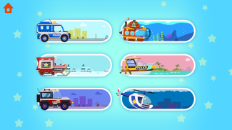 Dinosaurier Polizeiwagen - Spiele für Kinder screenshot 8