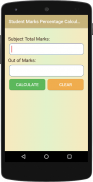 Student Marks Percentage Calculator screenshot 1