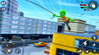 Stickman Rope Hero Gangster - Stickman Ice Hero 3D screenshot 10