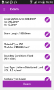 Beam Calculator Lite screenshot 9