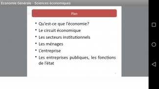 Economie Générale - Sciences économiques (Cours) screenshot 3