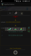 GPS position to sms screenshot 1
