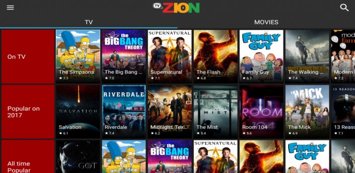 TVZion 1.9 Muat turun APK untuk Android - Aptoide