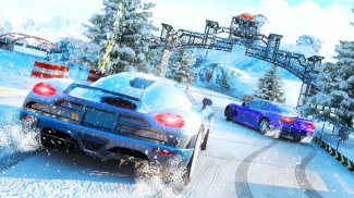 Extreme Snow Car Speed Racer Drift screenshot 3