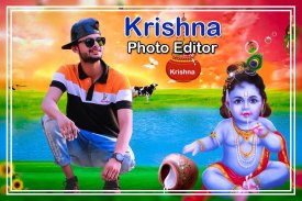 Krishna Janmashtami Photo Editor 2021 screenshot 0